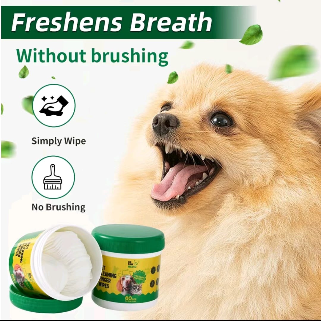 Dr. Paw Medic Dental Wipes